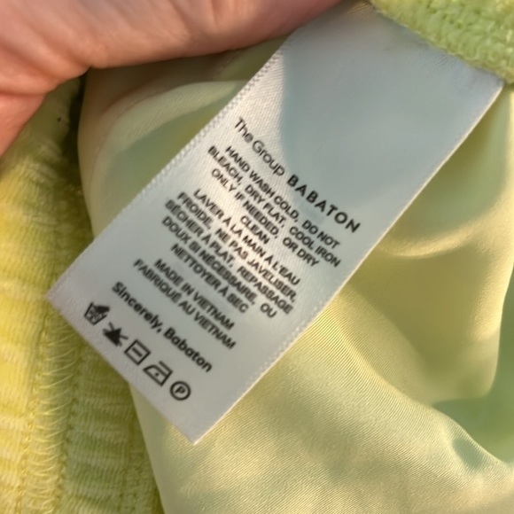 Babaton The Group Rocket Joggers Track Pants Pockets Size Medium High Waist - Picture 7 of 8